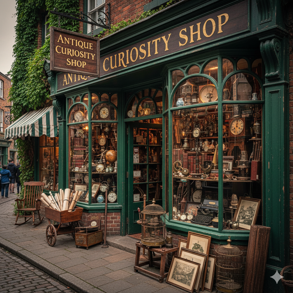 Picturesque Antique Curiosity Shop